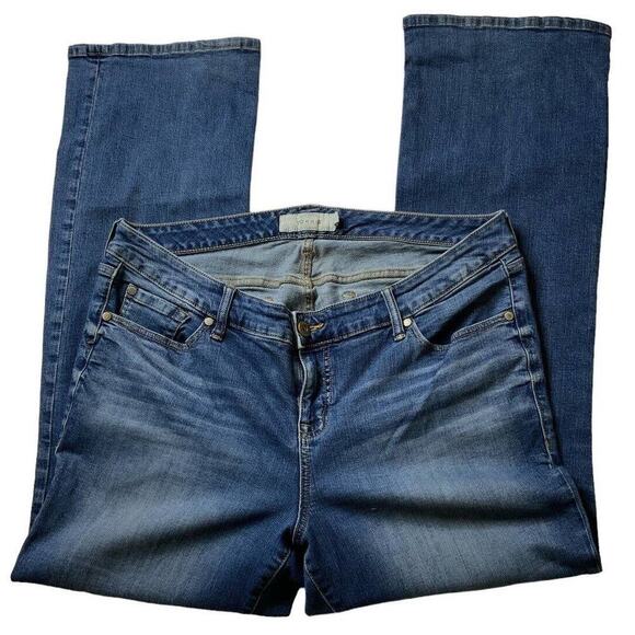 Torrid Jeans Women's Plus Size 18R Straight Stretch Blue Denim - Picture 7 of 10
